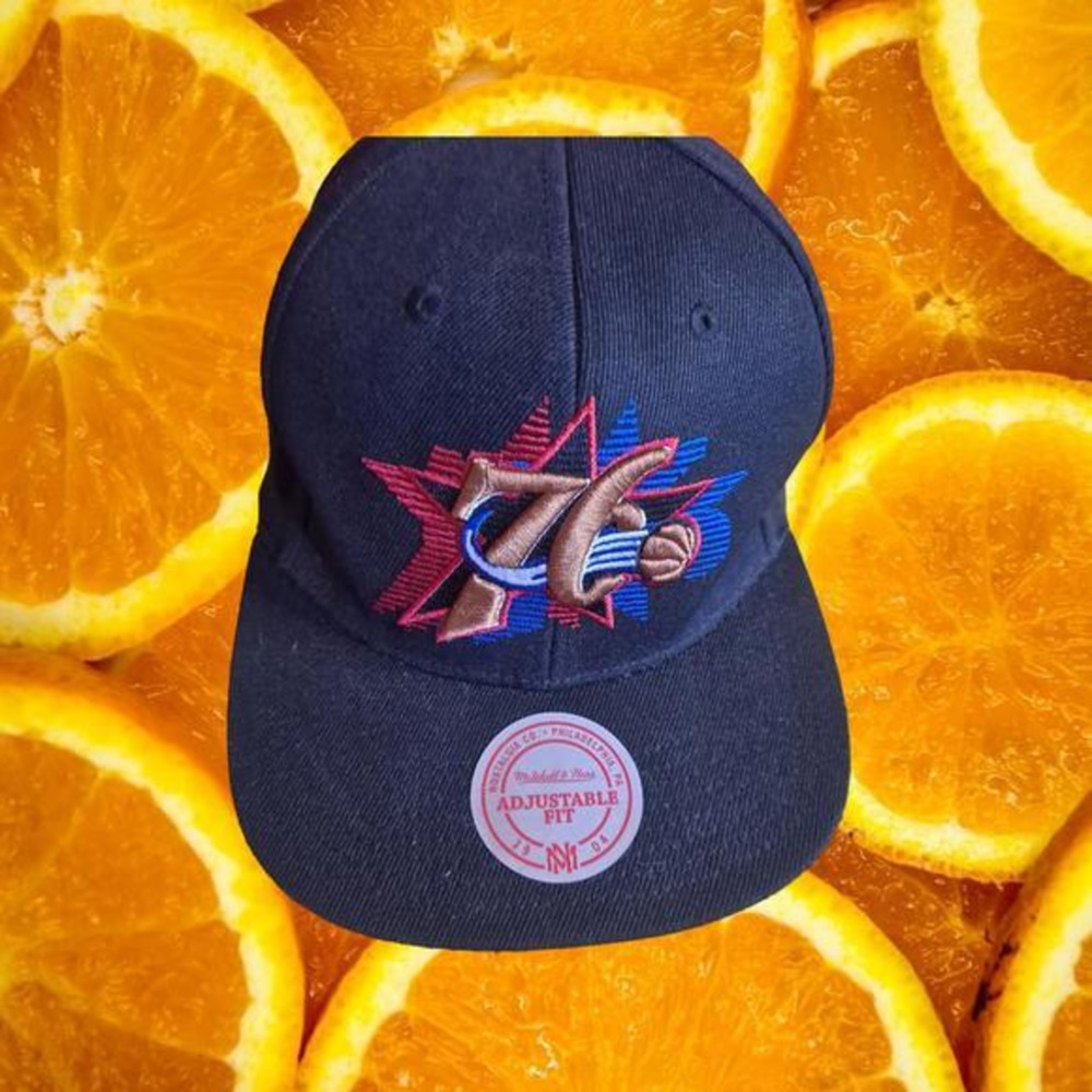 76ers Mitchell‎ & Ness Adjustable Hat